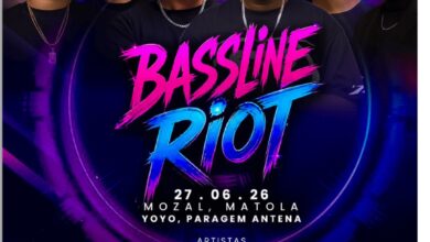 Bassline Riot: A Noite Que Vai Fazer a Matola Tremer a 27 de Junho
